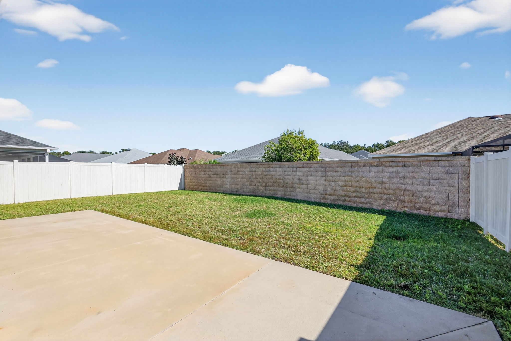 Fully Enclosed Rear Yard With Room For A Pool