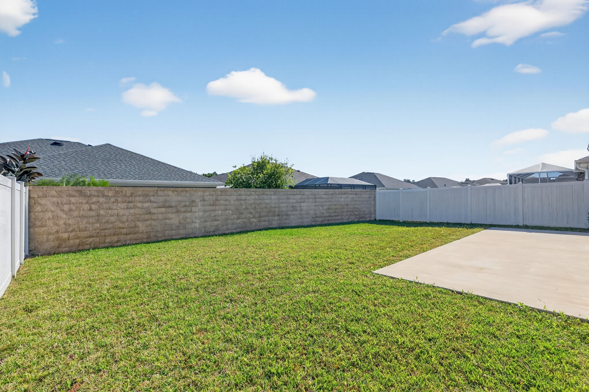 Fully Enclosed Rear Yard With Room For A Pool