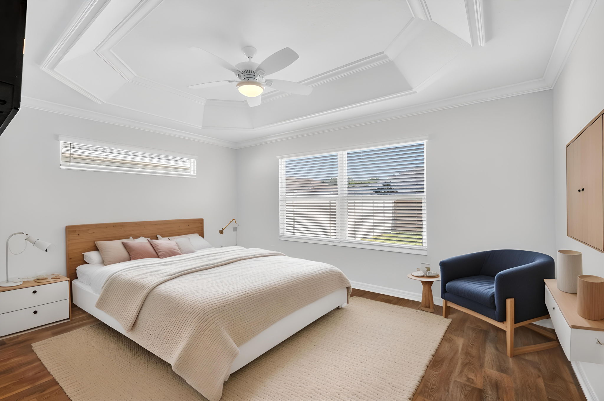 Virtually Staged - Primary Bedroom