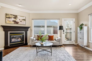 Gas Fireplace for warmth and ambiance