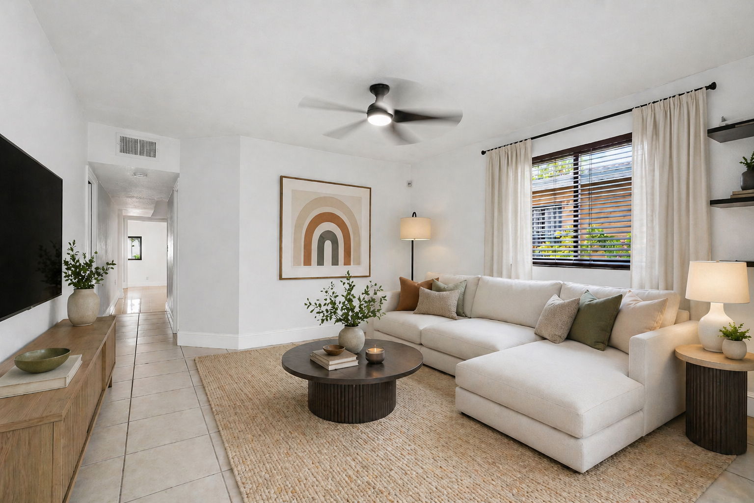 Living Room - Staged