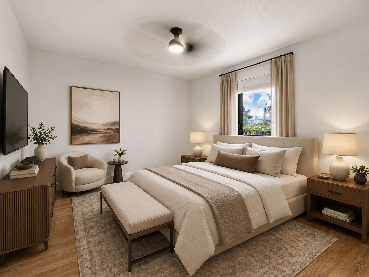 Bedroom 2 - Staged