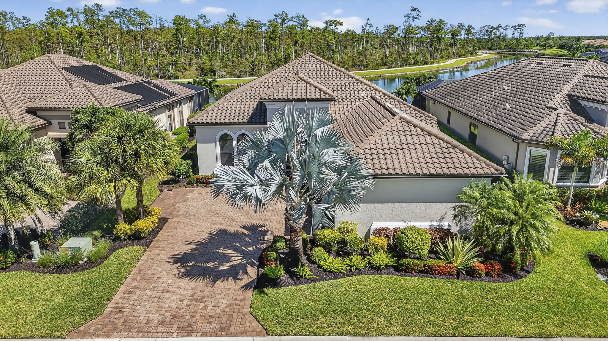 Aerial Front Exterior 1