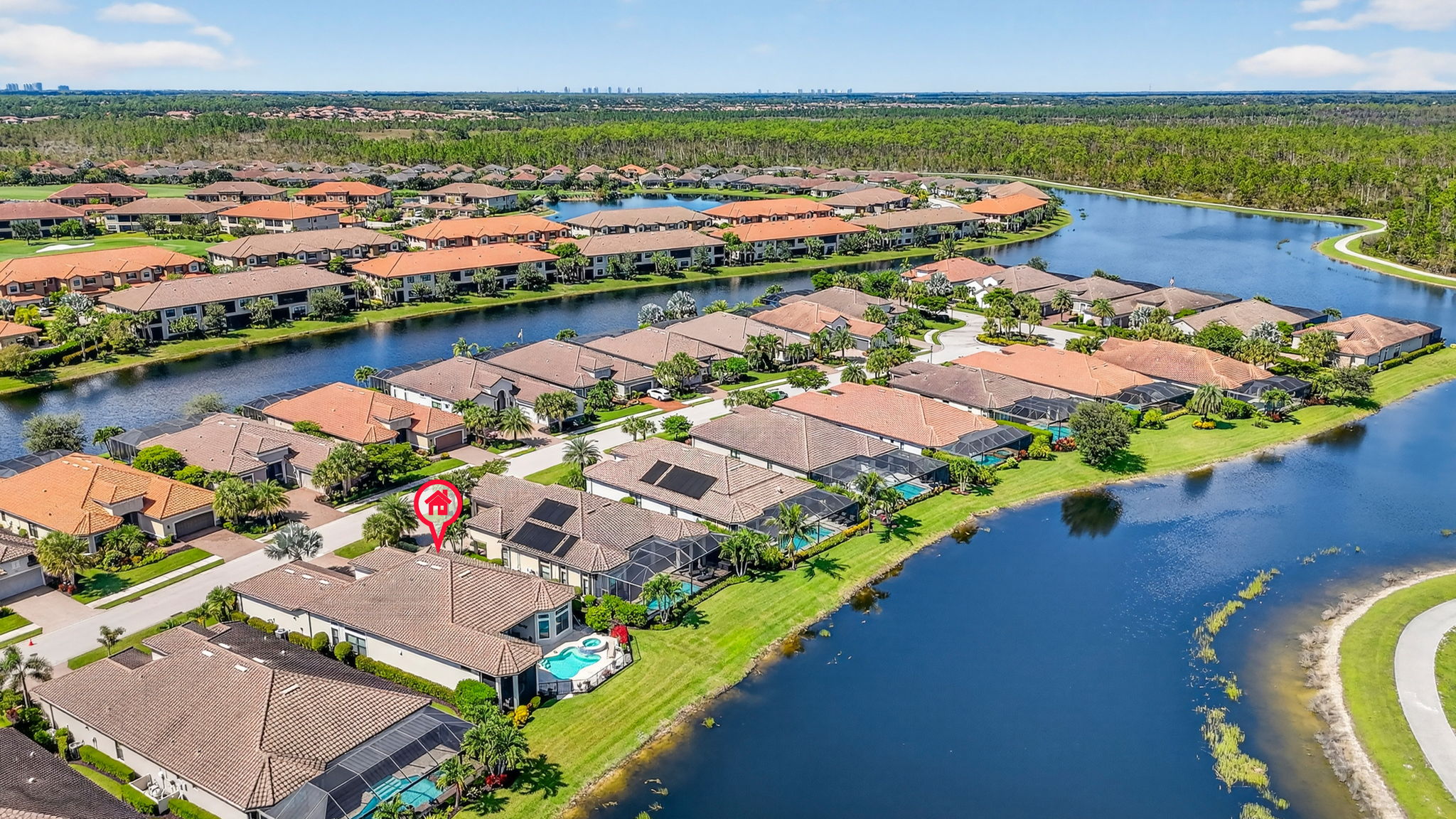 Aerial Rear Exterior 2 - marker