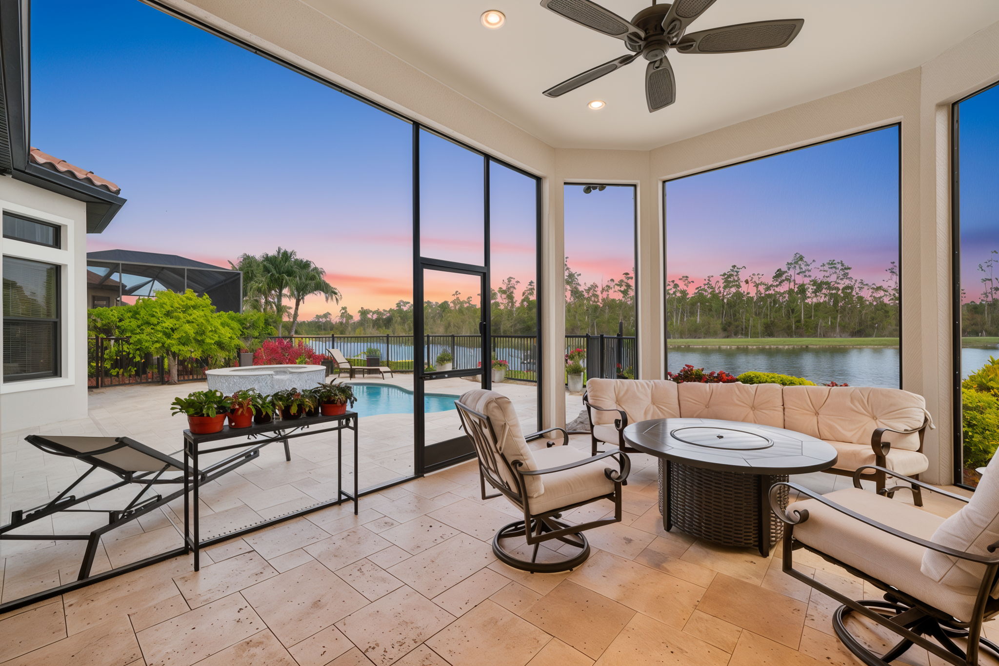 Outdoor Kitchen 2 of 2-dusk