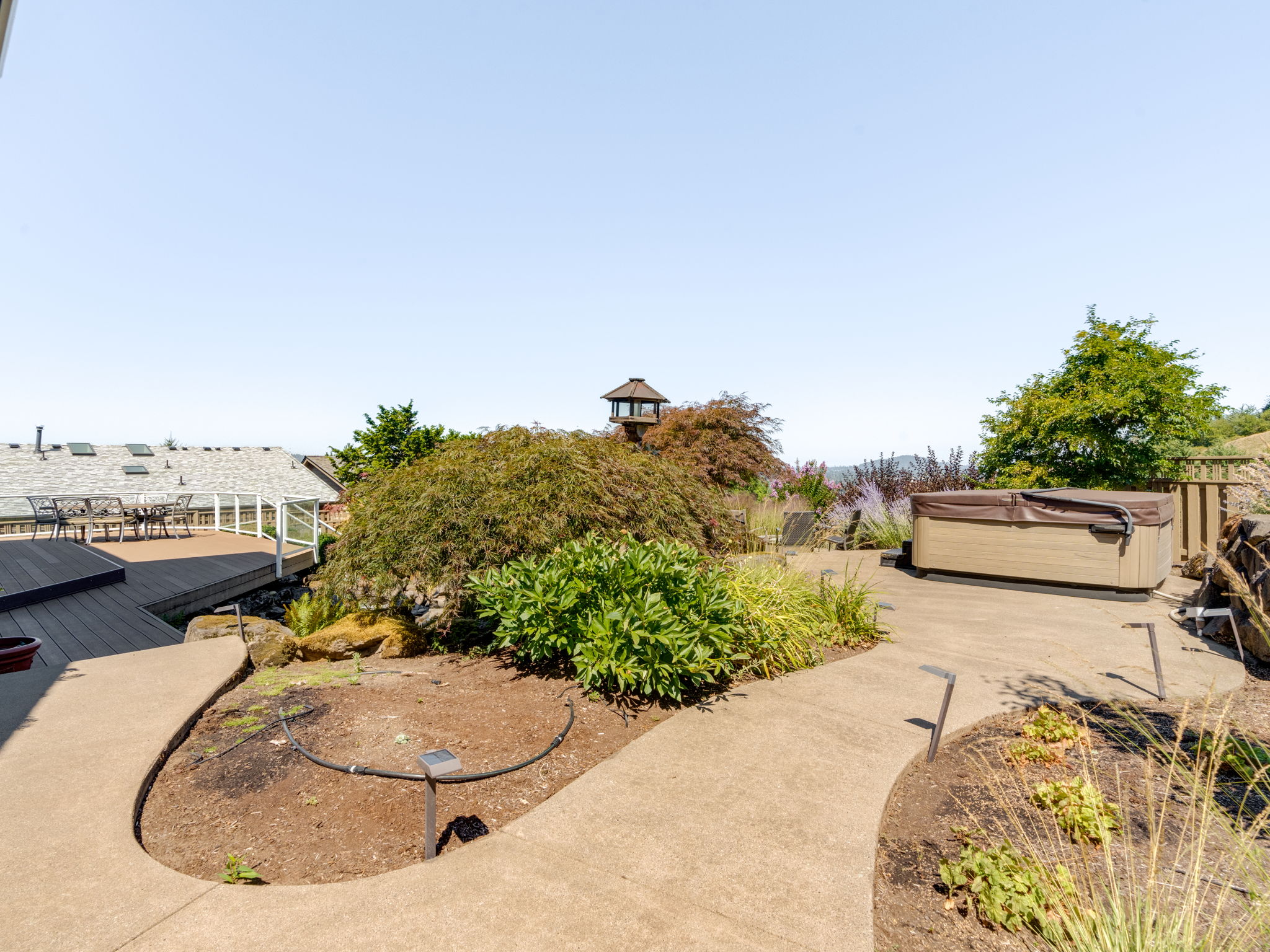 Patio + Hot Tub