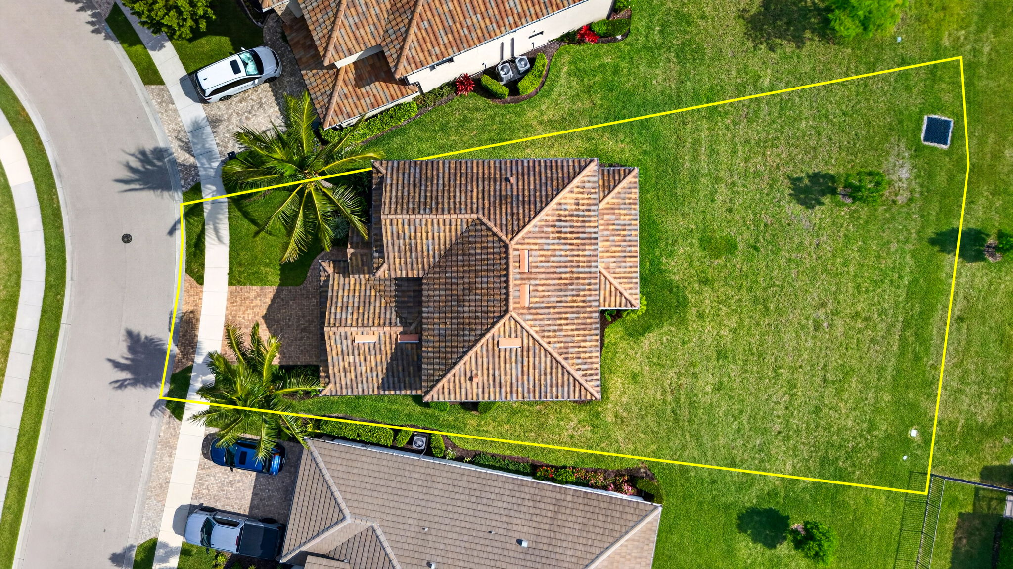 Aerial Overview - lot line