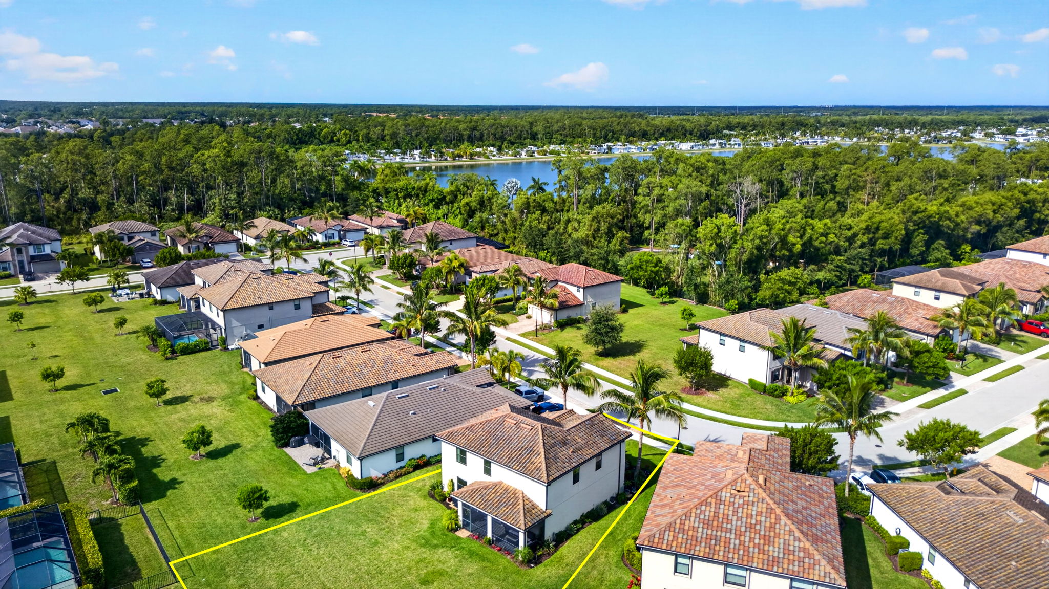 Aerial Rear Exterior 2 - lot line
