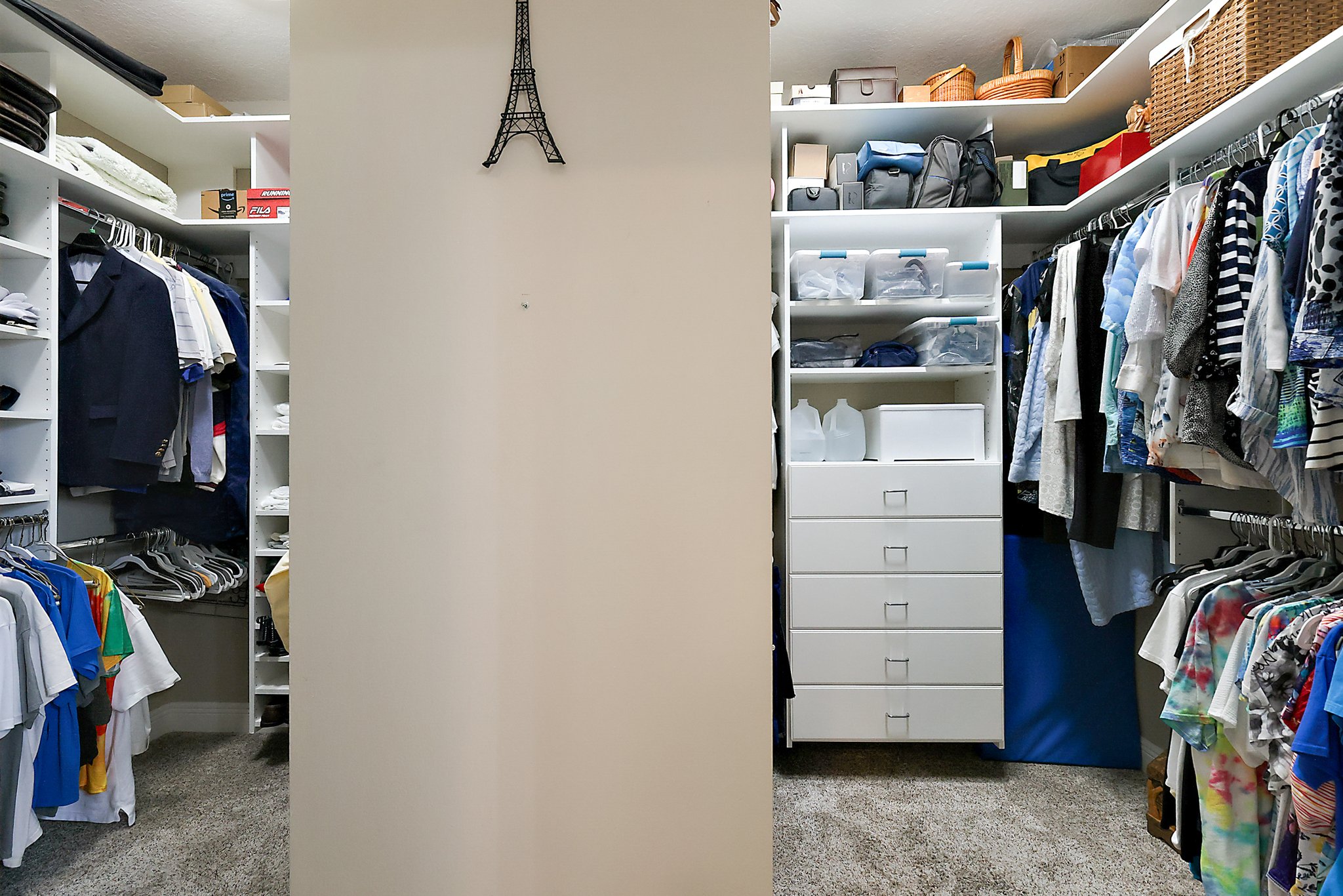 Primary Bedroom Customized Walk-In Closet