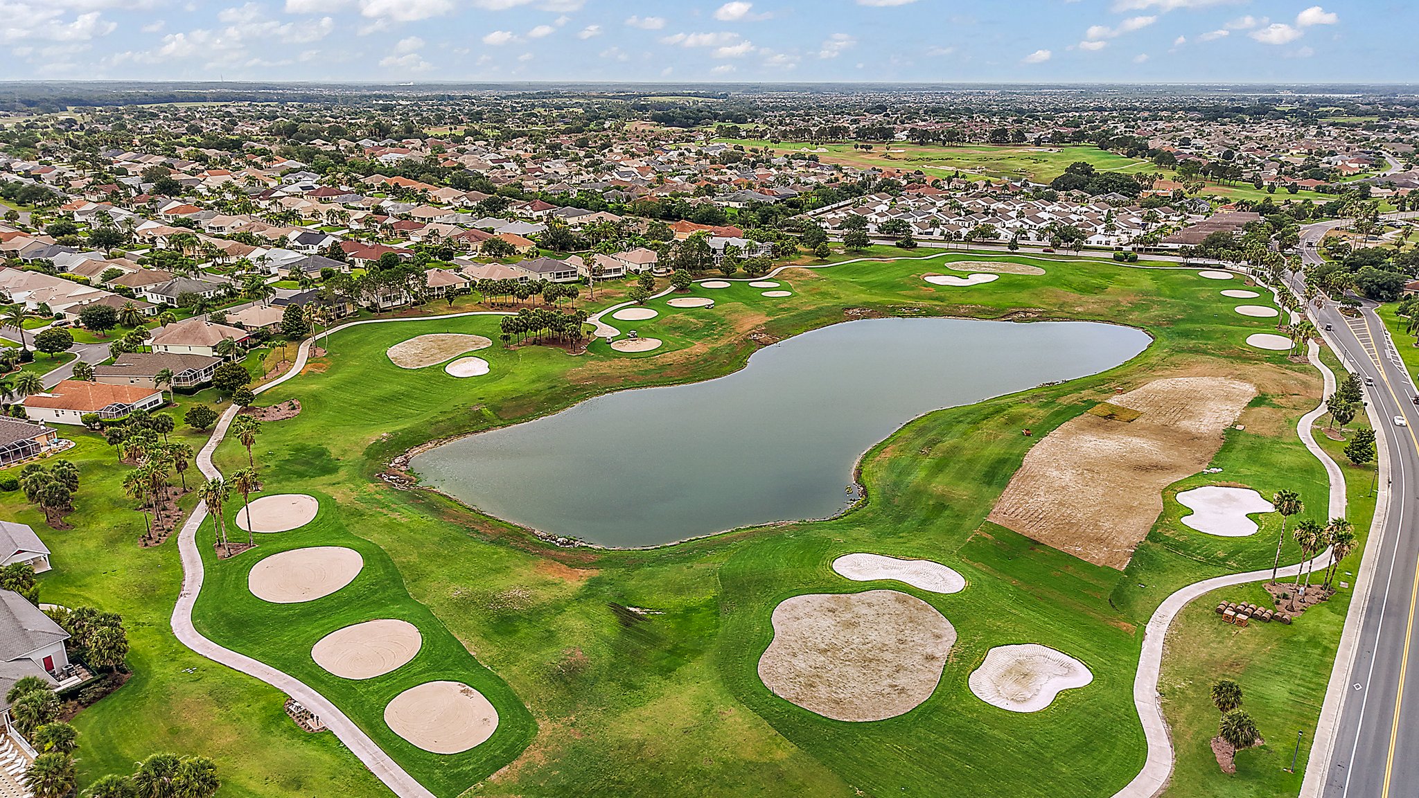 Water and Golf Course View