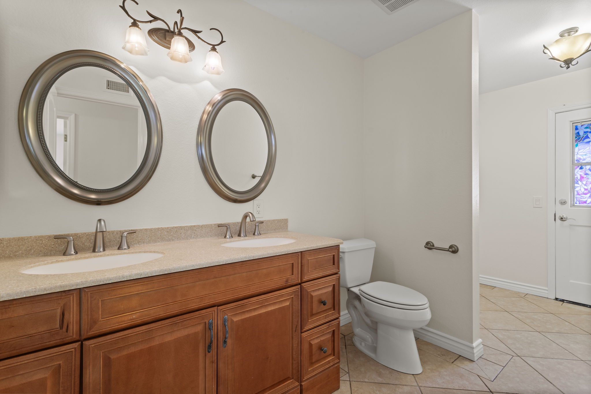 Guest bath and Laundry Room