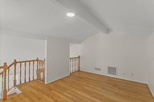 Finished upstairs loft.