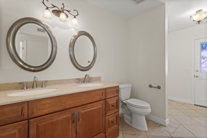 Guest bath and Laundry Room