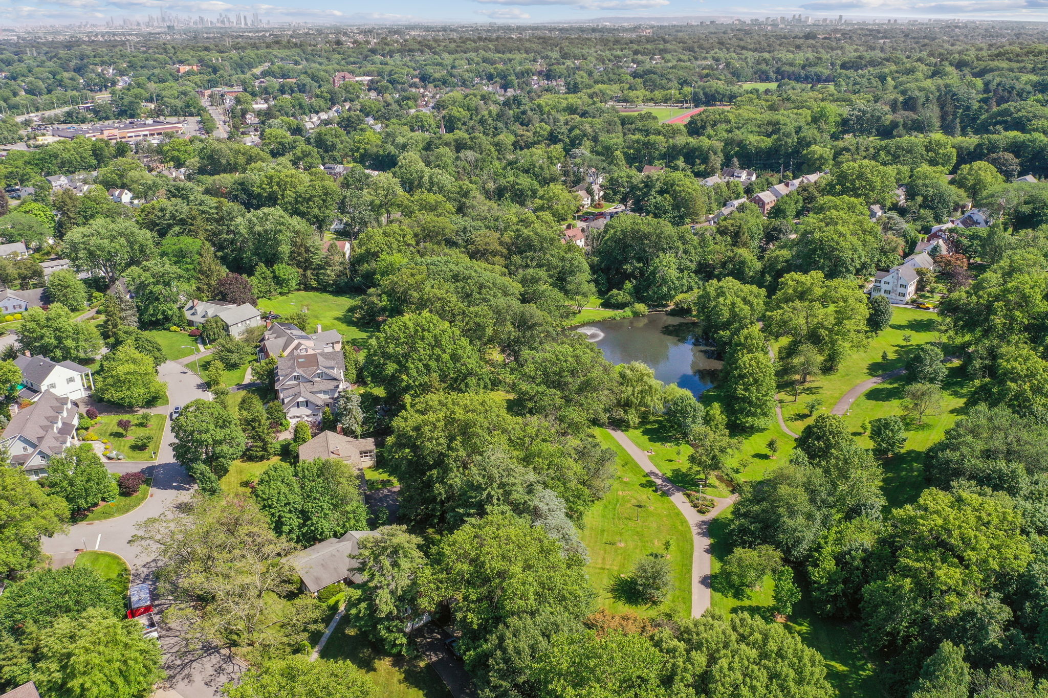Yantacaw Brook Park is one of Upper Montclair's hidden treasures-11.5 acres of protected green space with winding walking paths, a pond, mature trees, and open lawns that have been enjoyed by generations of Montclair residents.