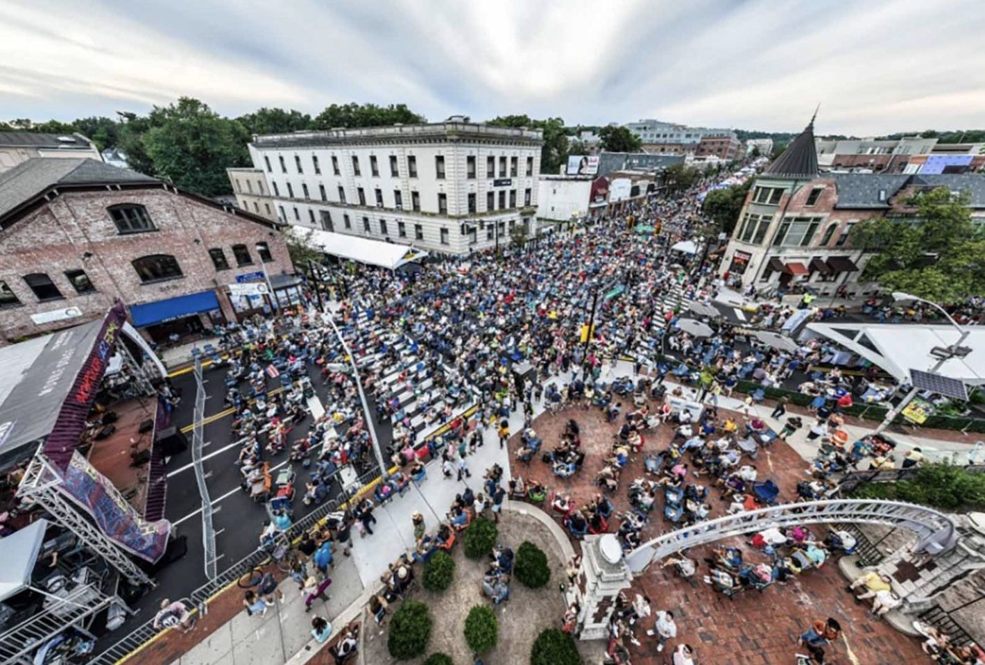 Come for the Jazz Festival and stay for everything else. (Film Festival, Pride, Porchfest, farmers markets, street fairs, concerts, holiday strolls... you get the idea.)