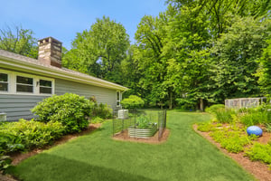 Side yard -perfect for a vegetable garden!