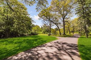 This beloved green refuge is considered one of Upper Montclair's hidden treasures - 11.5 acres of protected open space with winding walking paths, a pond, mature trees, and sweeping lawns that have been enjoyed by generations of Montclair residents.