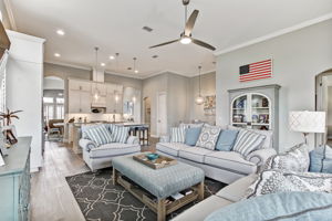 The Concord open floor plan boasts an abundance of custom improvements.