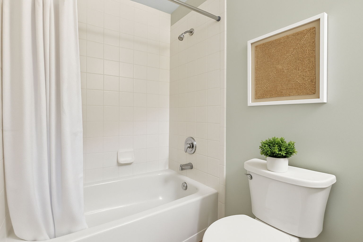 ... they are bright and white, accented by soft neutrals.