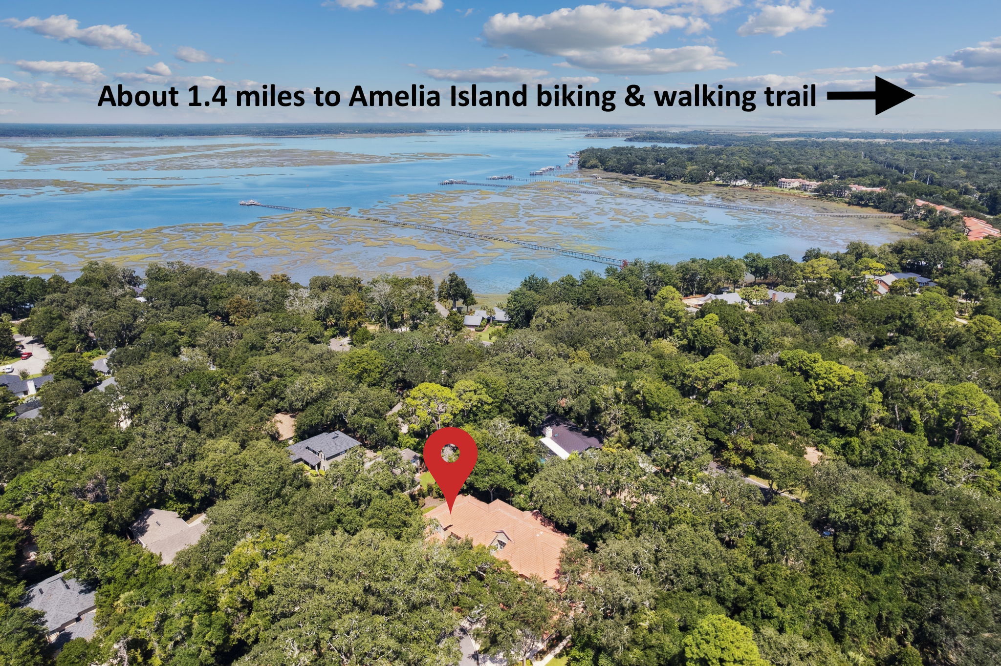 Enjoy easy access to an 8-mile coastal bike trail ...