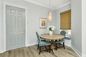 Thoughtfully placed alcoves and arches ...