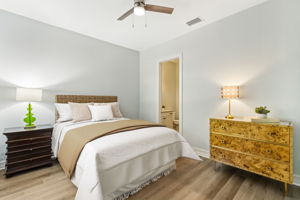 ... both guest bedrooms offer an impressive sense of space and volume.