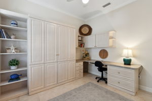 Office with Murphy bed