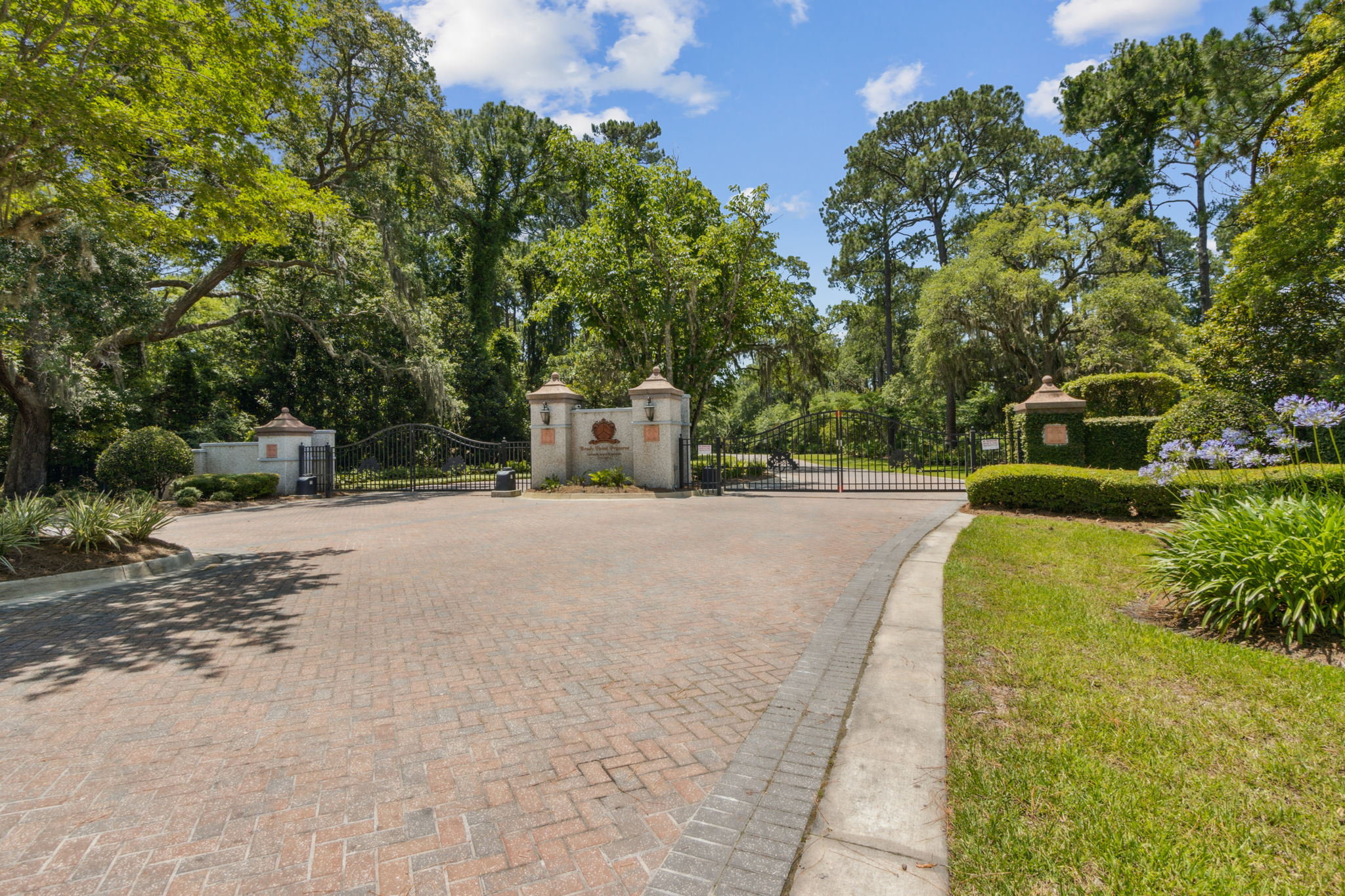 Gated Entrance to Brady Point Preserve