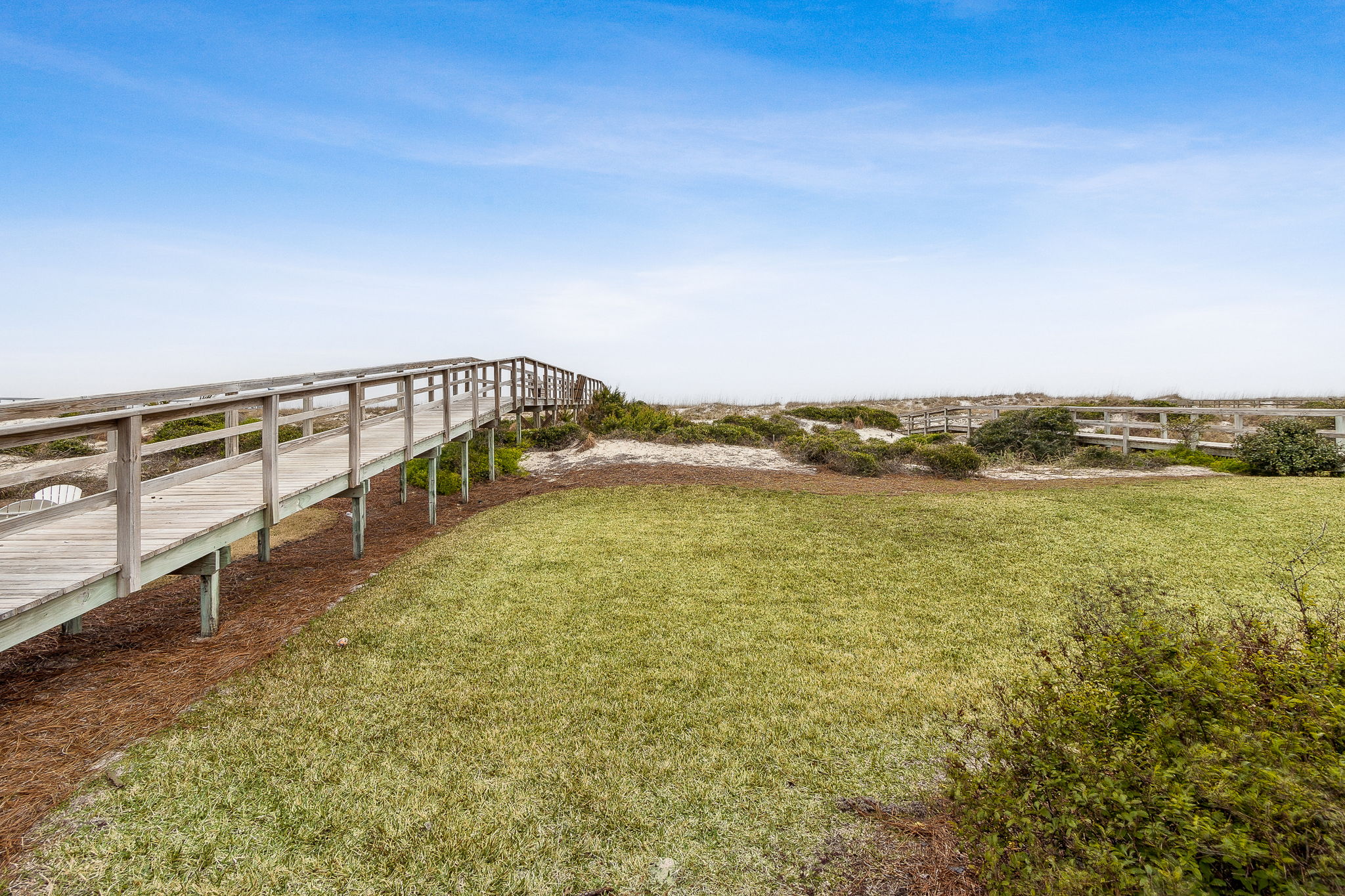 Backyard and Boardwalk to ocean