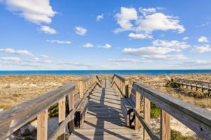 Boardwalk to ocean