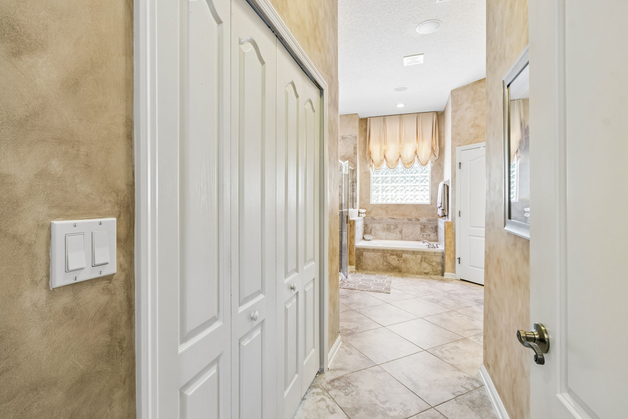 Primary Bedroom Closet & Bathroom