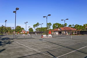 ... Amelia National boasts eight LIGHTED Har-Tru clay courts...