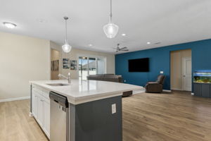 Kitchen and Living Room