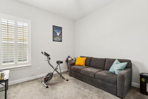 Versatile third bedroom currently being used