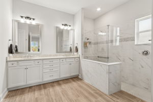 Elegant primary bathroom