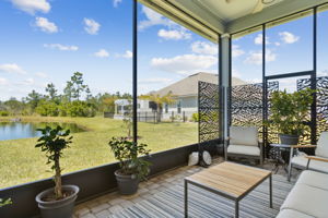 Beautiful paver patio lanai