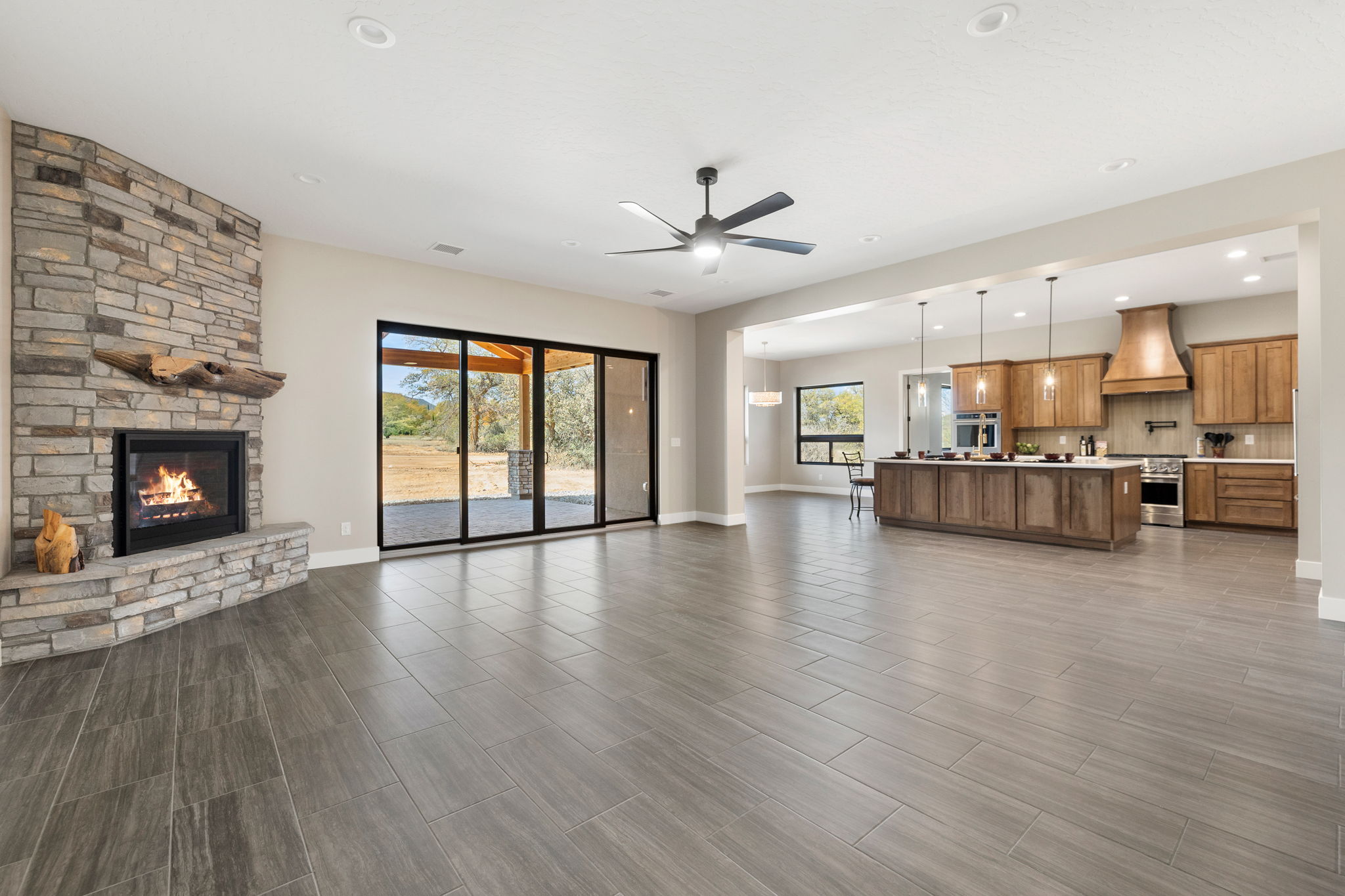 Living Room to Kitchen