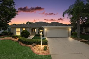 Twilight Front Elevation