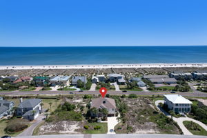 Aerial View With Pin