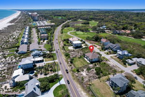 Aerial View With Pin