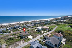 Aerial View With Pin