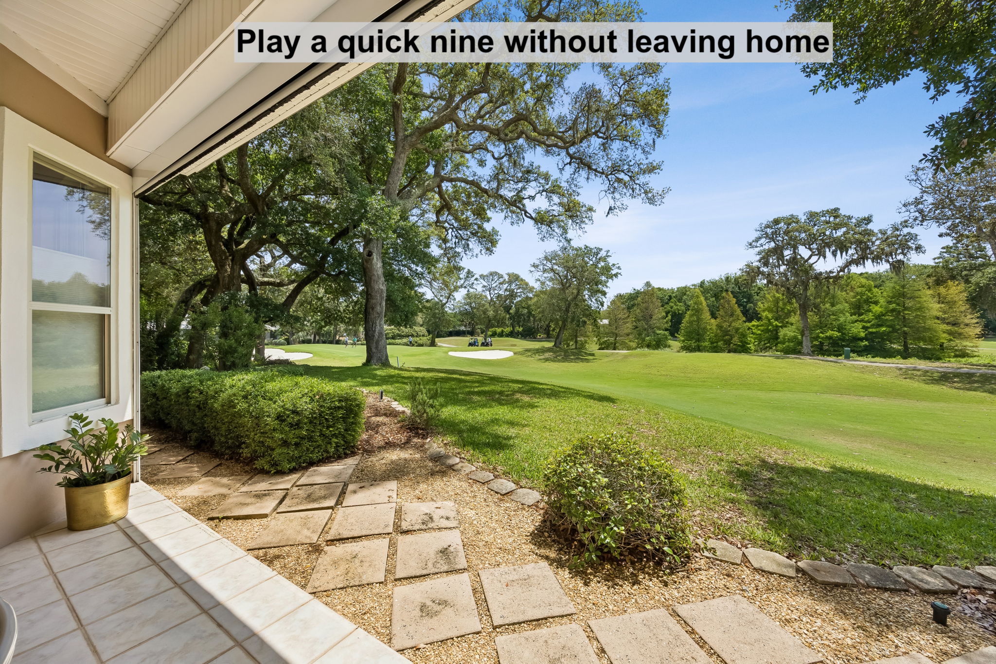 Play a quick nine without ever leaving home…