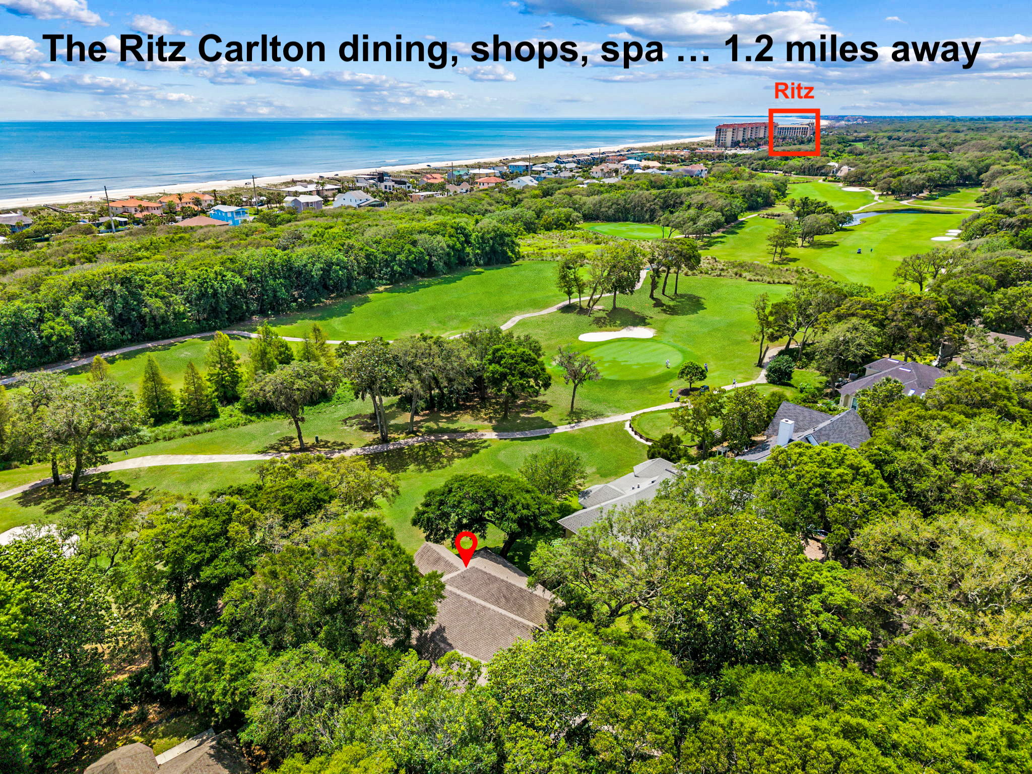 Even nearby luxury is within easy reach, with the Ritz-Carlton just minutes away for dining, shops, and spa days.