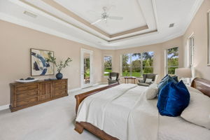 …with generous scale, golf course views, and direct access to the outdoor living space.