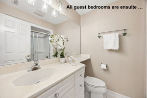 Both 2nd floor guest bedrooms are ensuite, offering privacy and ease for overnight company.