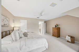 Together, the upstairs bedrooms create a thoughtful guest wing —