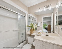The ensuite bath and walk-in closet complete the suite with the kind of privacy guests appreciate.