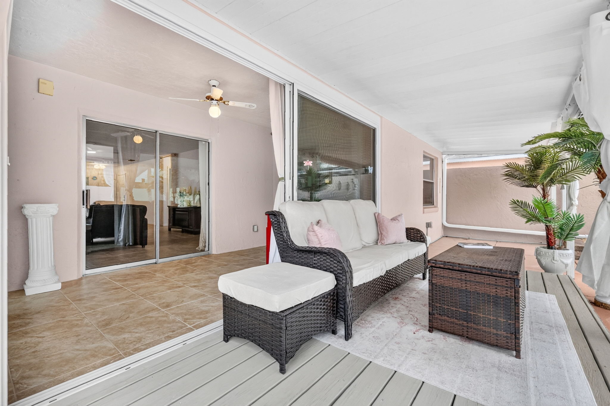 Extended Covered Deck