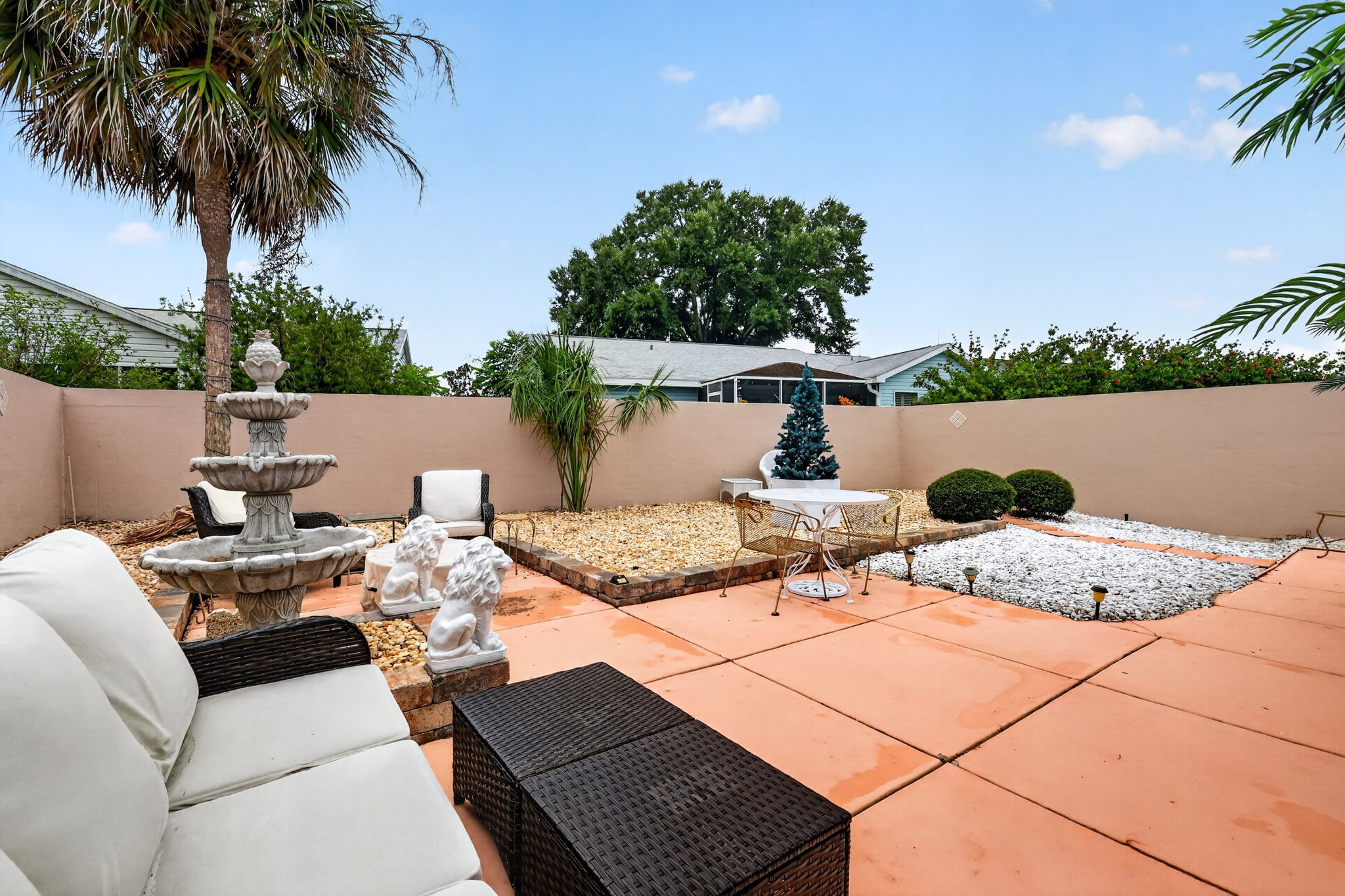 Rear Courtyard