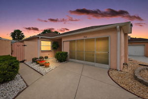 Twilight Front Elevation